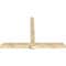 Ekena Millwork Eugene Rough Sawn Timber Gable Bracket, Douglas Fir, 96"W x 64"H x 6"D x 6"F, 16/12 Pitch GBW096X64X0606EUG00RDF - alternate 3